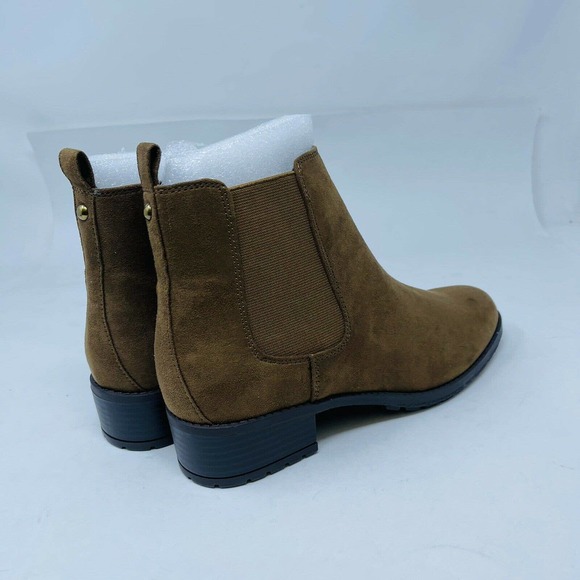 New Style & Co Womans Gladyyf Ankle Booties Size 7M Brown Vegan NIB - Picture 7 of 8